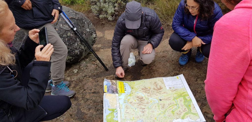 Cerro Llao Llao, mapa